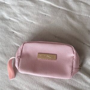 MAC Cosmetics Textured Pink Makeup Pouch